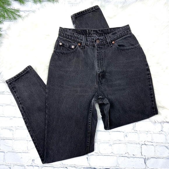 👖|•LEVI'S •| Vintage 512 Slim Fit Tapered Leg High Rise Jeans Vtg 'Size 11' - Picture 3 of 13